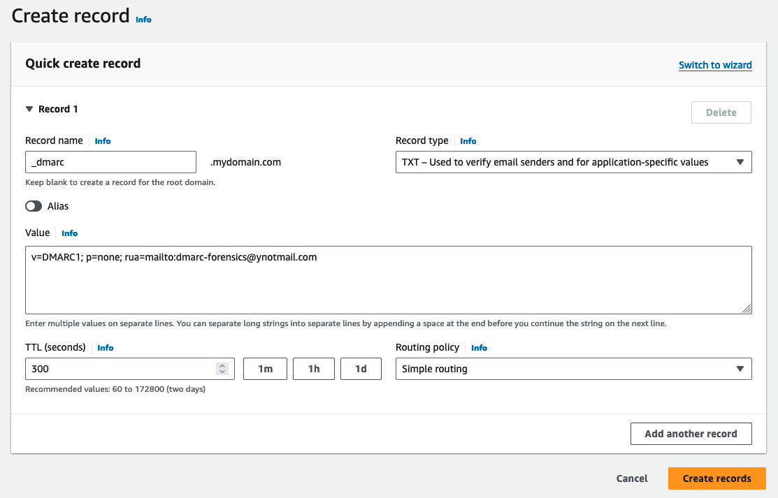 DMARC Example